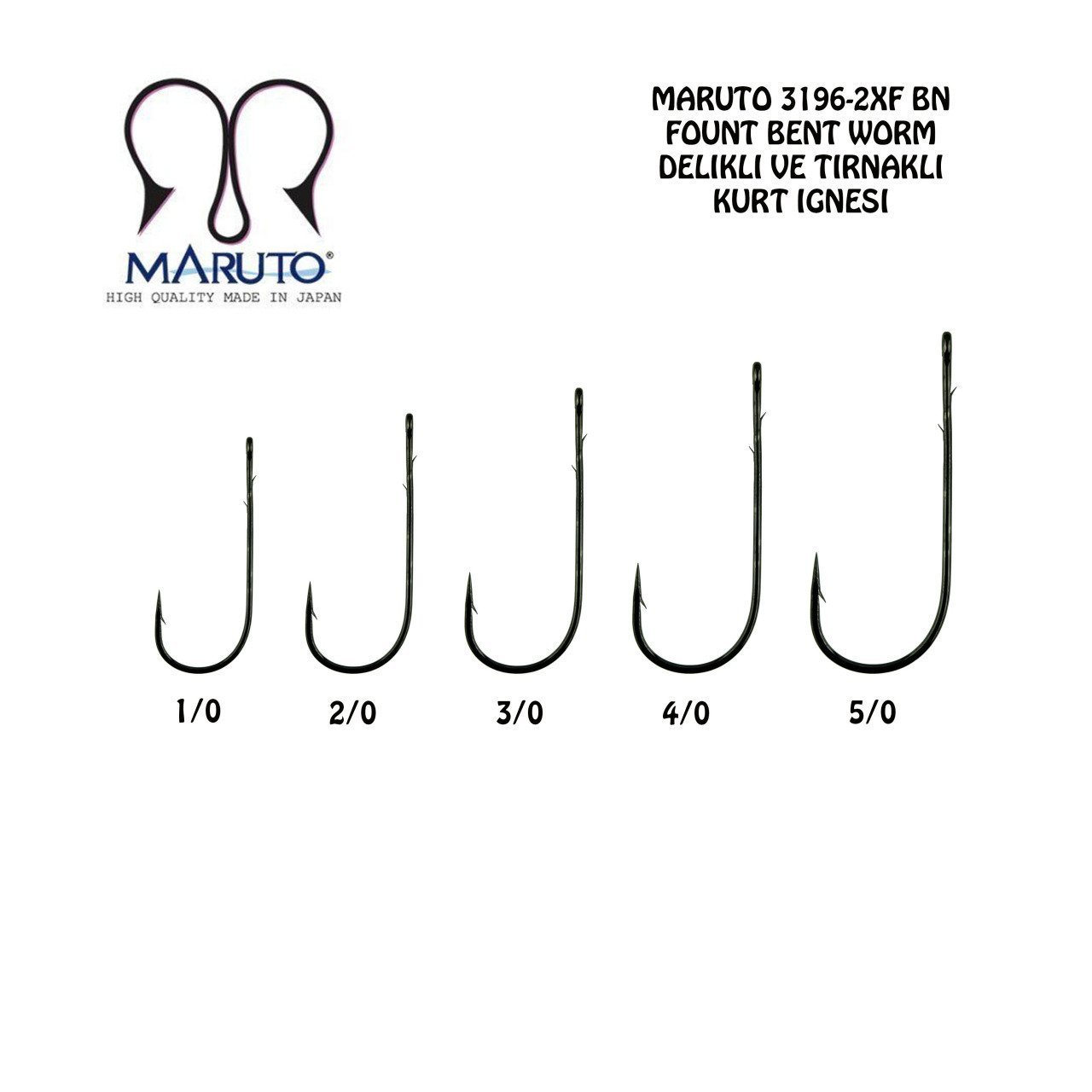 Maruto 3196-2XF Bn İğne No:3/0 (5Pcs)