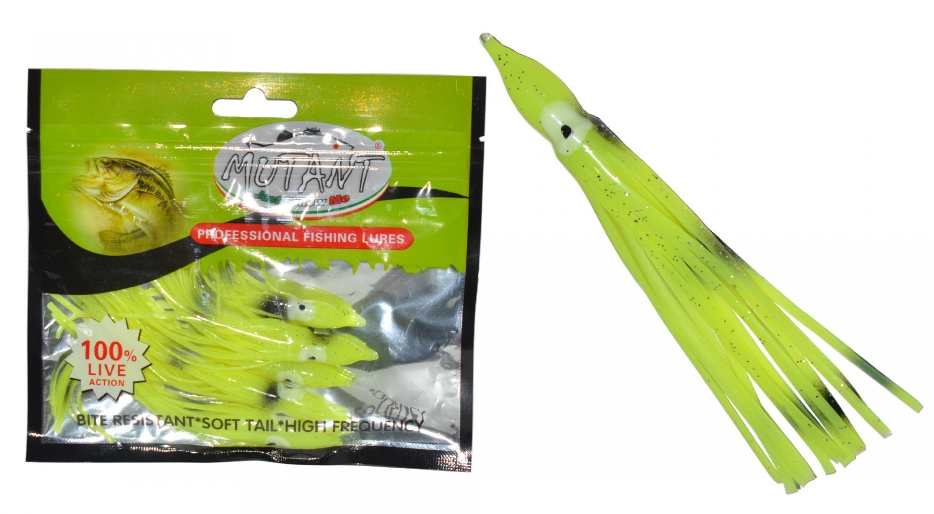 Mutant 3579 Octopus Pride 12cm Ahtapot Sübye 5'li Paket Suni Yem