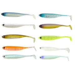 Lucky John Makora 3D Shad Tail 4'' (10.16 cm) 6P Silikon Yem