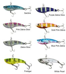 Savage gear 3D VIB Blade 5,5 cm 14,5gr Sahte Balık Blue Pink Zebra