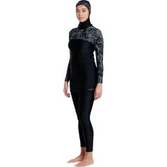 Zoggs Stellar 3 Piece Modesty Suit Kadın Mayosu Siyah - 38