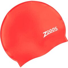 Zoggs Silicone Plain Unisex Bone Standart - Kırmızı