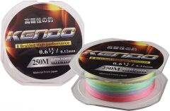 Kendo Dynema 8 Örgü  250Mt (Multıcolour) 0,20mm