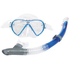 Zoggs Reef Explorer  Carton Box Maske Şnorkel Set Mavi - Standart