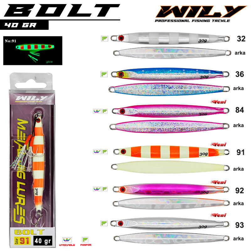 Wily Bolt Jig 40 gr