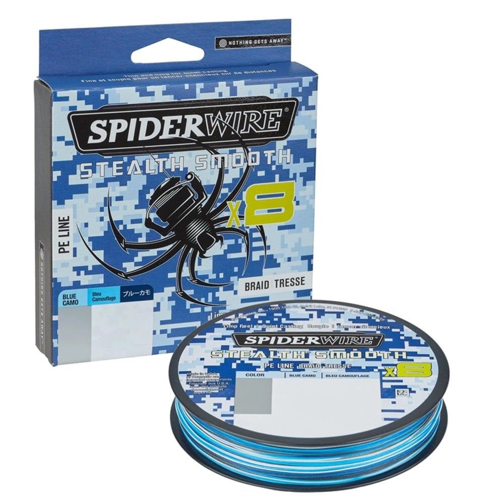 Spider Wire Stealth Smooth8 x8 Pe Braid 150m Blue Camo Örgü İp 0.09mm