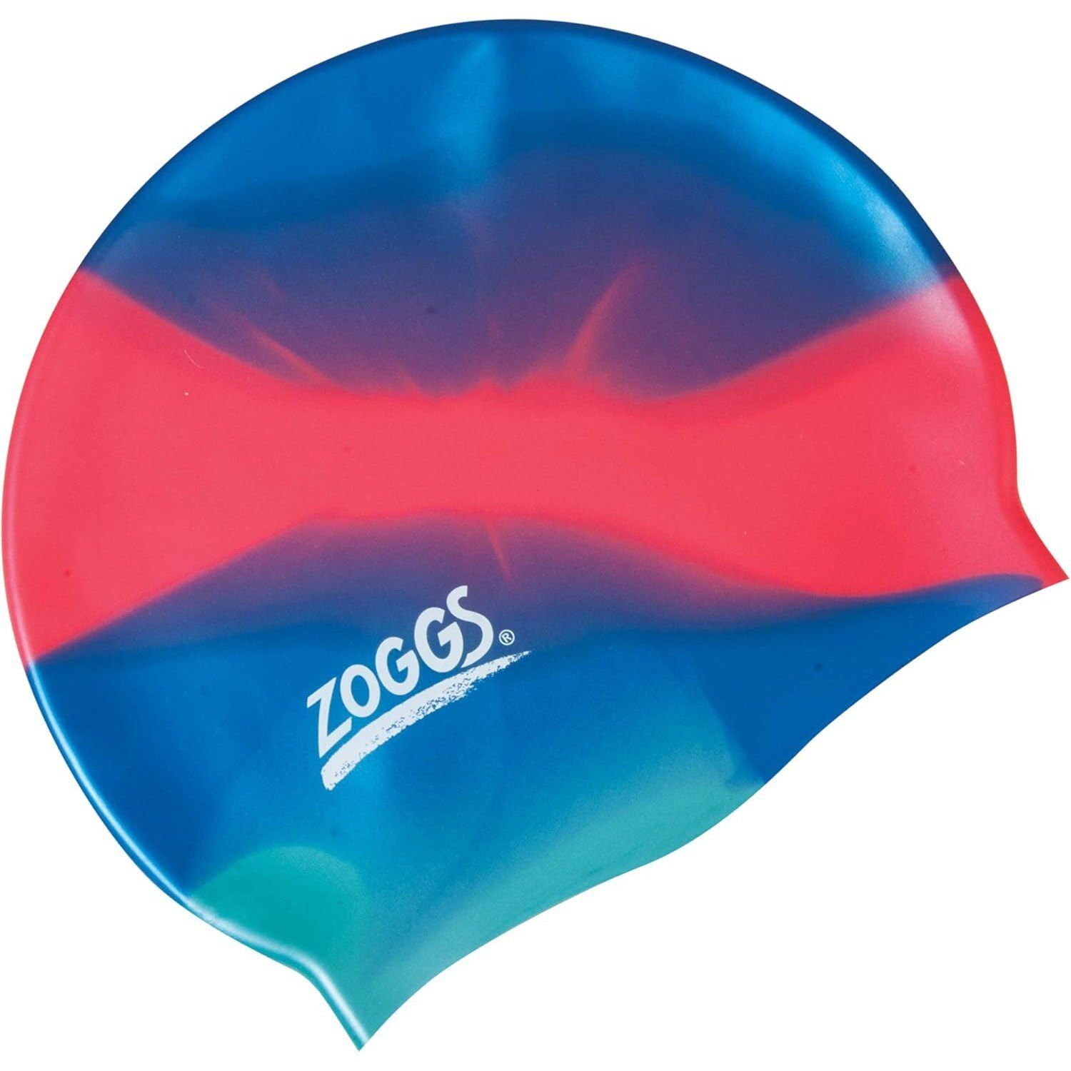 Zoggs Junior Silicone Cap Multi Colour Çocuk Bone Standart - Mavi