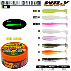 Wily Neoshad Sıvılı Silikon  50 mm 20 Adetli