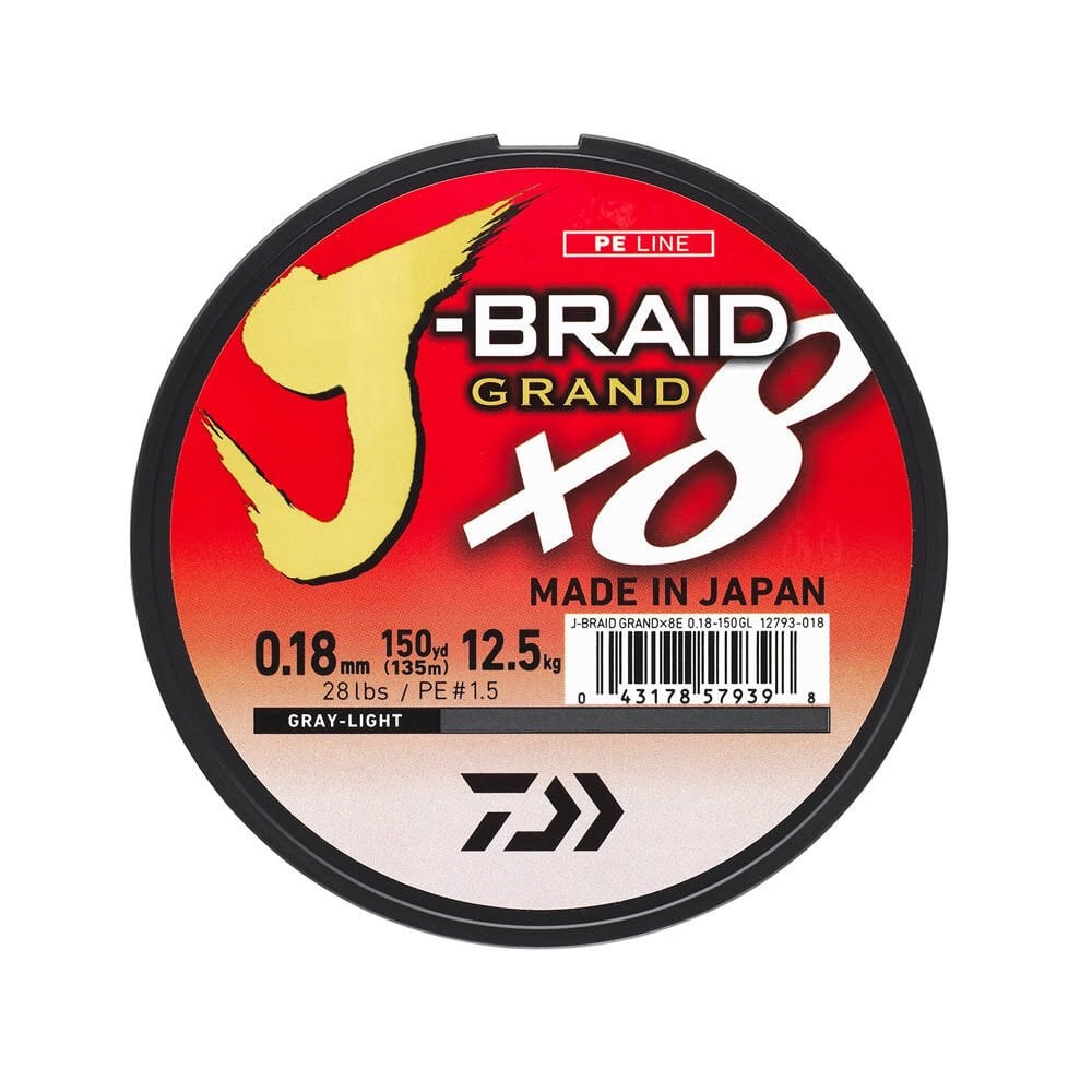 Daiwa JB Grand 8B 270m 0,16mm Grey İp Misina