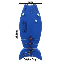 Abari Çok Amaçlı 3 İğneli Yemli Takım (Fudo iğne)