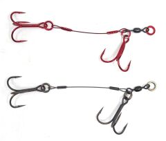 Savage Gear Carbon49 Corkscrew Stinger 2x 2 Adet İğne 1/0