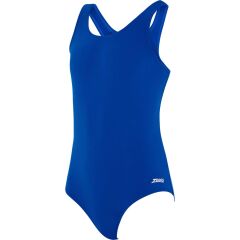 Zoggs Cottesloe Sportsback One Piece Çocuk Mayosu Mavi - 34