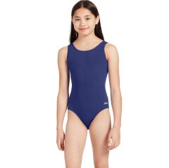 Zoggs Cottesloe Sportsback One Piece Çocuk Mayosu Lacivert - 34