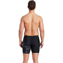 Zoggs Etch Mid Jammer Men Erkek Mayosu Siyah - 34