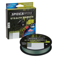 Spider Wire 8 Braid & Fluorocarbon Duo Spool System 150 & 50m Moss Green/Clear 0.09 & 0.25mm