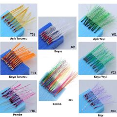 Abari 10x25 Organze Düğümsüz Kıyı Çaparisi 2li Paket