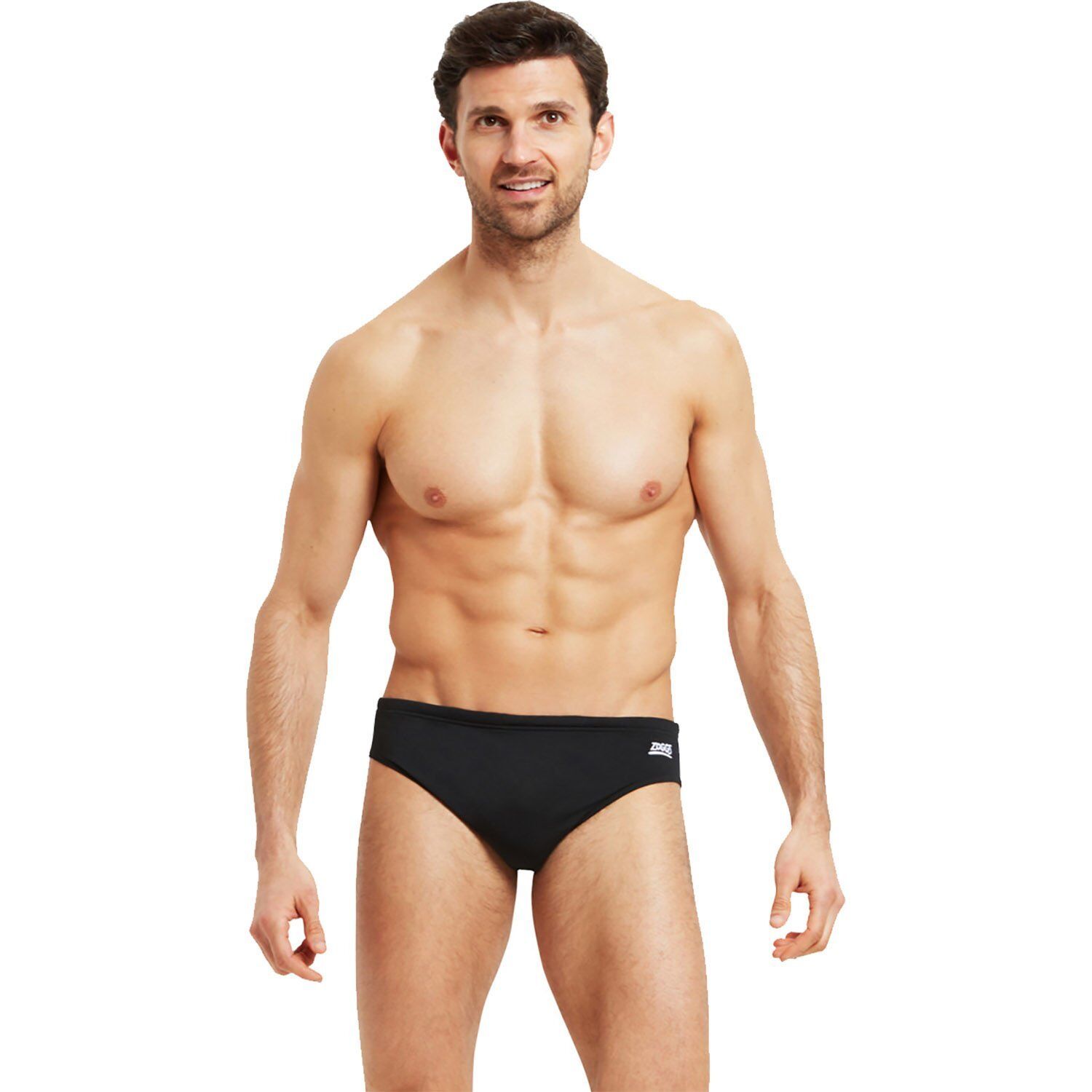 Zoggs Cottesloe Racer Men Erkek Mayosu Siyah - 30