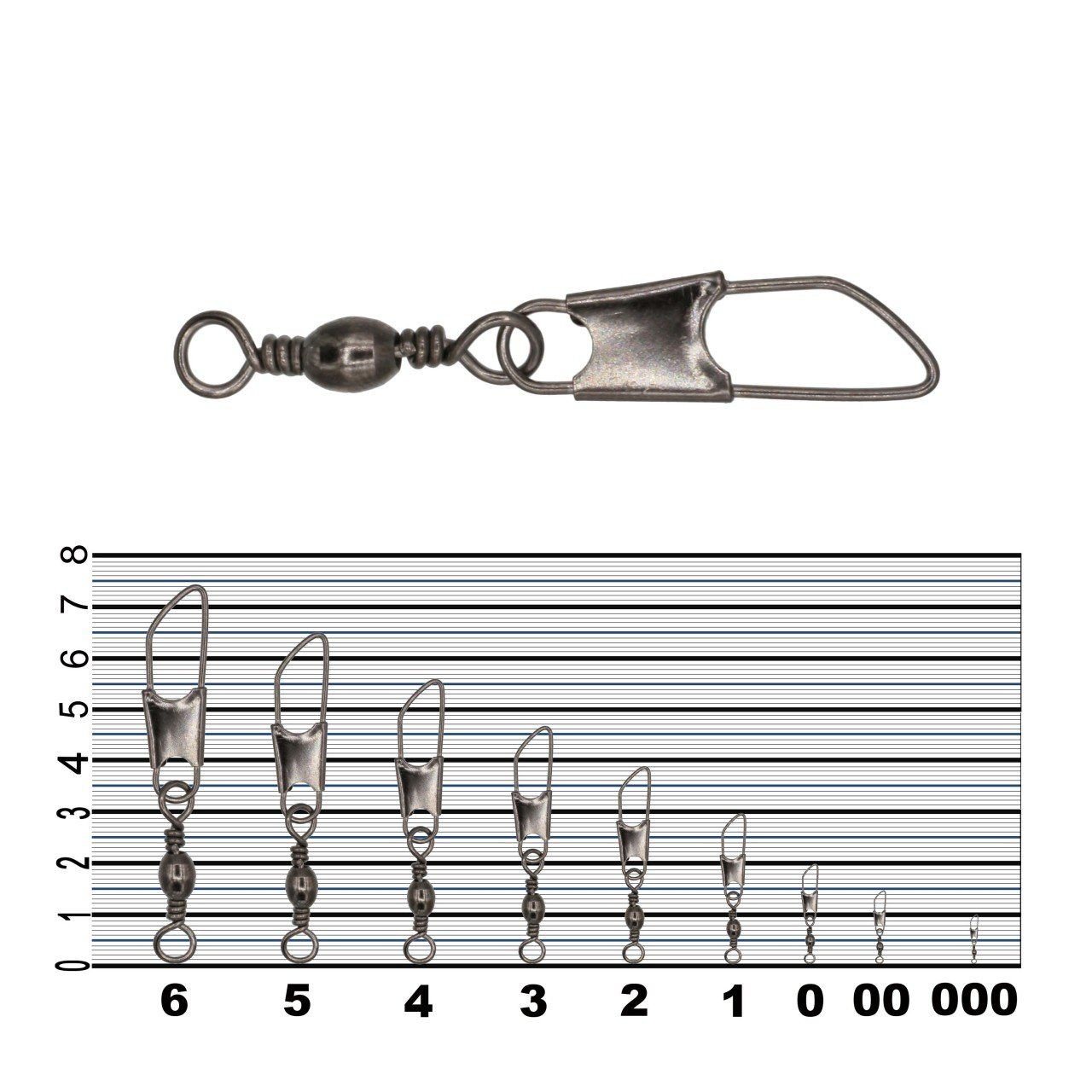 Klipsli Fırdöndü Siyah Nikel