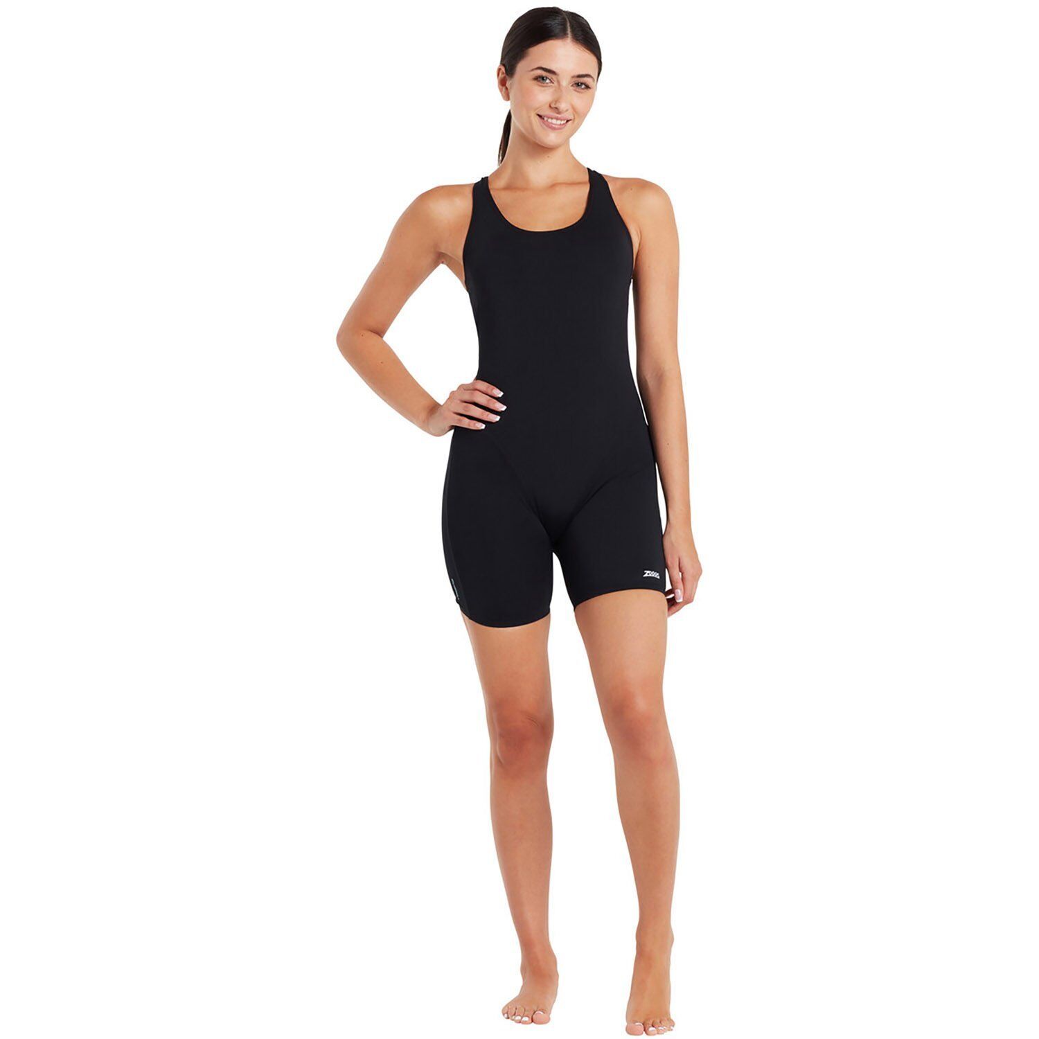 Zoggs Cottesloe Legsuit Kadın Mayosu Siyah - 36