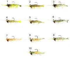 Captain 3049 Magic Shrimp 3D Silikon Karides 76mm 5.5gr Suni Yem