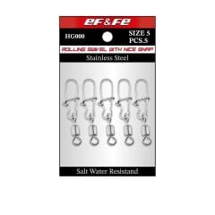 Effe Fırdöndü Rolling Nice Snap Güvenlik Kilitli