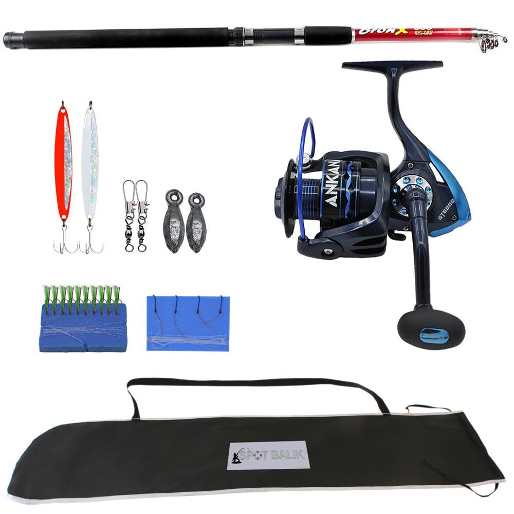 Michigan Lamar Kamış&Makine Olta Takımı Seti (Hediyeli)