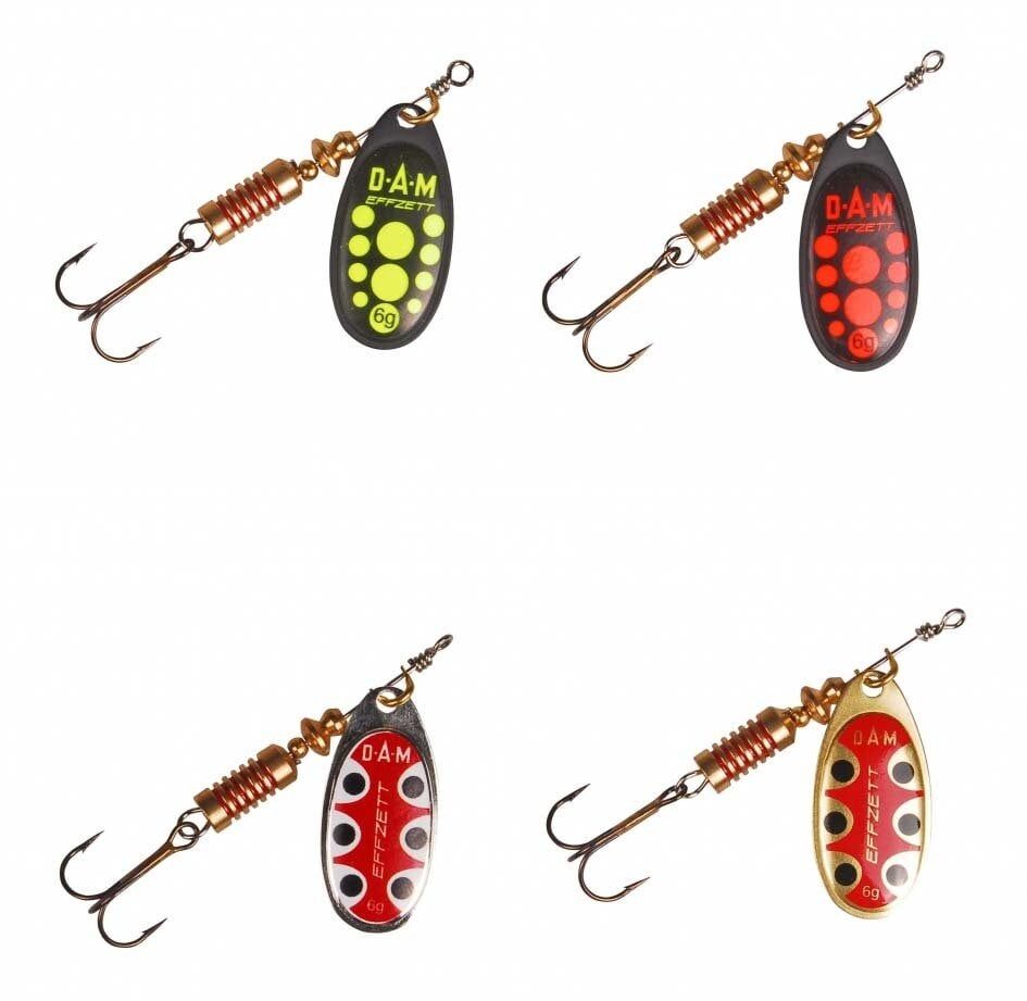 Dam Effzett Standard Spinner 4 gr #2 Kaşık Black Yellow