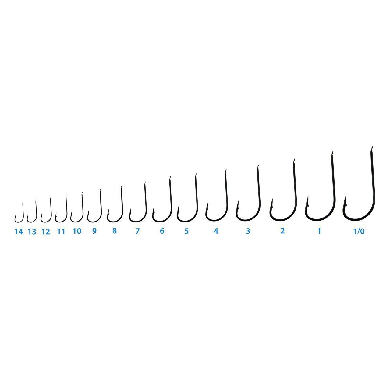 Marlin 1522 Siyah Olta İğnesi NO:12 (100Pcs)