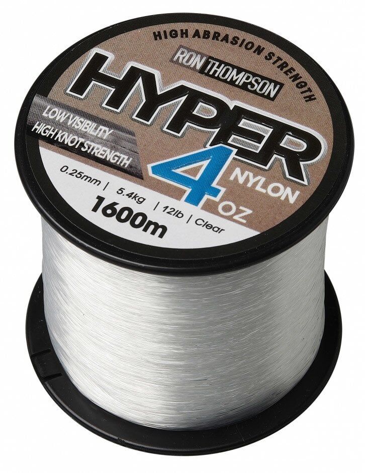 Ron Thompson Hyper 4OZ Nylon Clear Misine 540 m 0.45 mm 13.5 kg 30 lbs