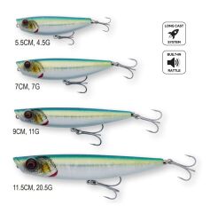 Savage Gear Pop Walker 2.0 5.5 cm 4.5 gr F Snow Sardine