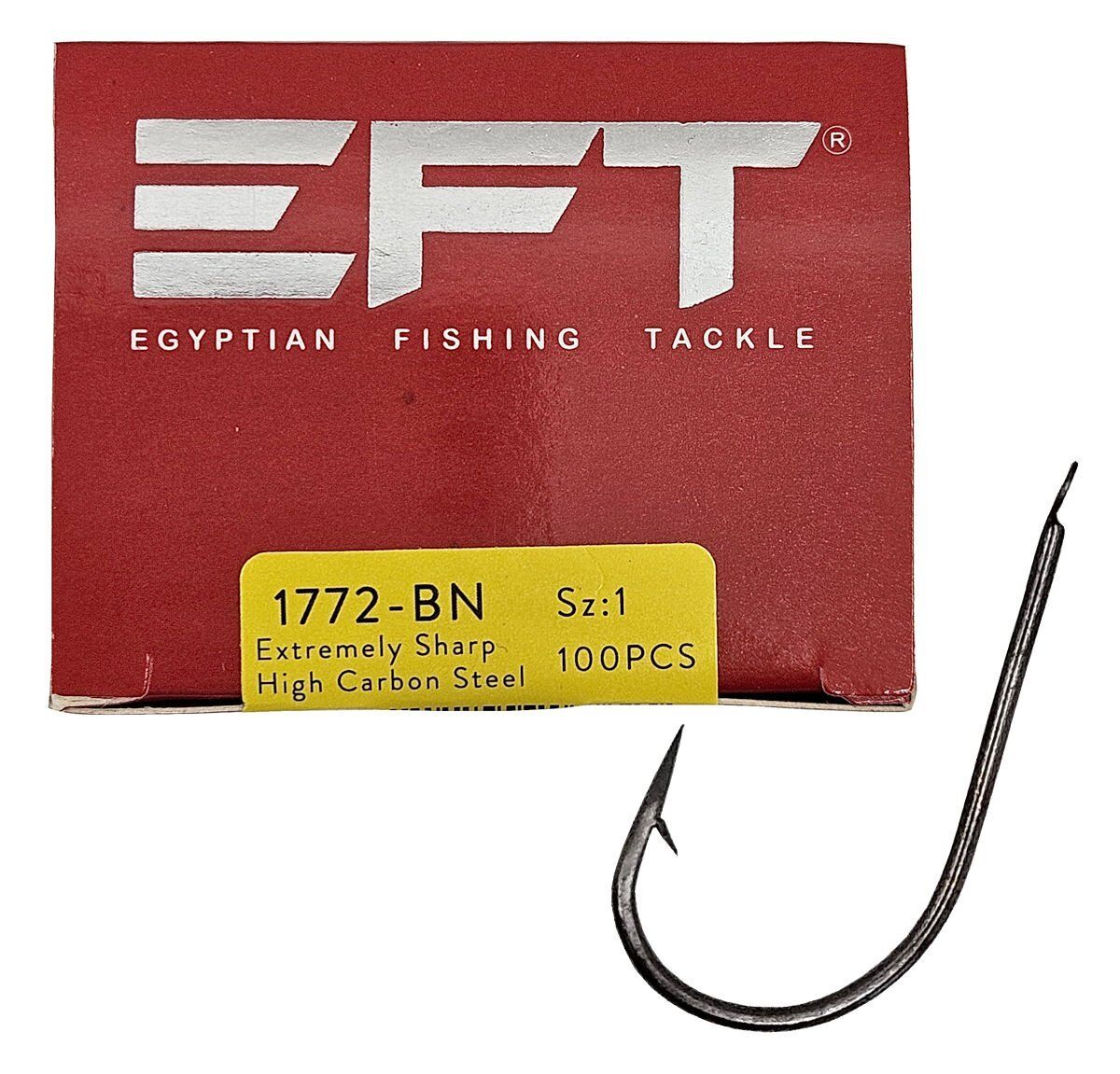 EFT 1772 Kısa Pala Black Nikel  İğne 100 Adet 5