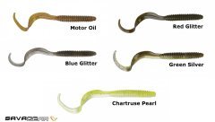Savage gear LB Rib Worm 90 mm 10 Adet Suni Yem
