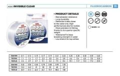 ASSO INVISIBLE CLEAR %100 FLUOROCARBON NO: 0.28 - 50MT