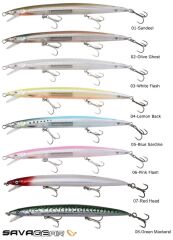 Savage gear Sandeel Jerk Minnow 175 25g Sahte Balık 03-White Flash