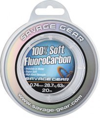 Savage gear Soft Fluoro Carbon 0,26 mm 50 m 4.7 kg 10.3 lb Misina
