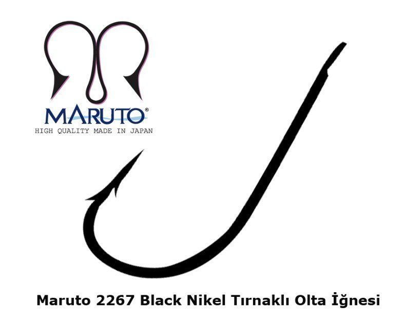 Maruto 2267 Black Nikel Olta İğnesi No:8 (28Pcs)