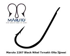 Maruto 2267 Black Nikel Olta İğnesi No:6 (25Pcs)