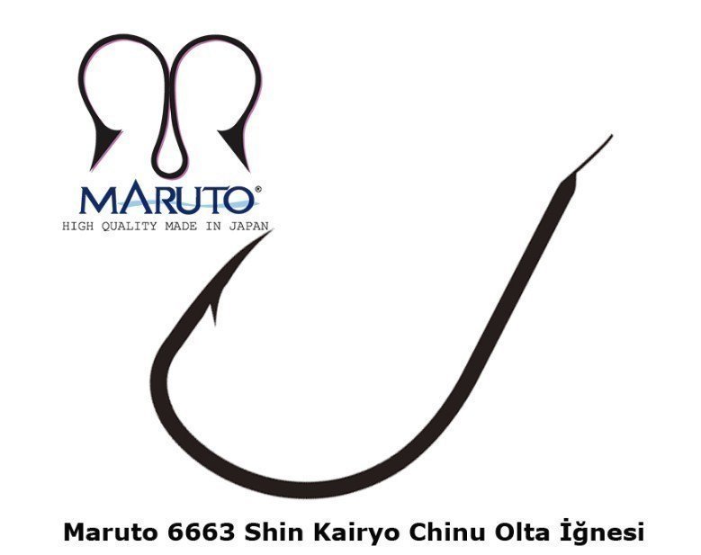 Maruto 6663NS Siyah Nikel Olta İğnesi No:3 (17Pcs)