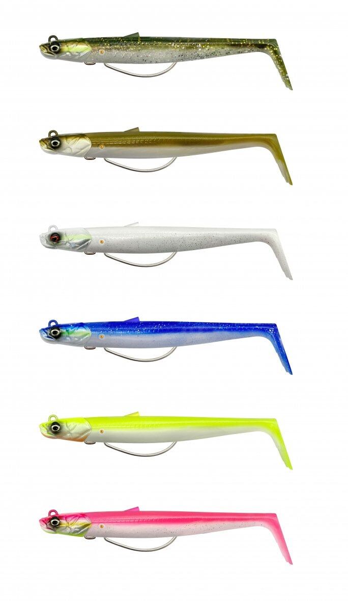 Savage Gear Sandeel V2 Weedless 11.5 cm 22 gr 2+1 Green Silver