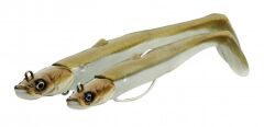 Savage Gear Sandeel V2 Weedless 11.5 cm 22 gr 2+1 Lemon Back