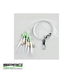 SPRO Herring Patern 3 İğneli Köstek #8 Balık Deri