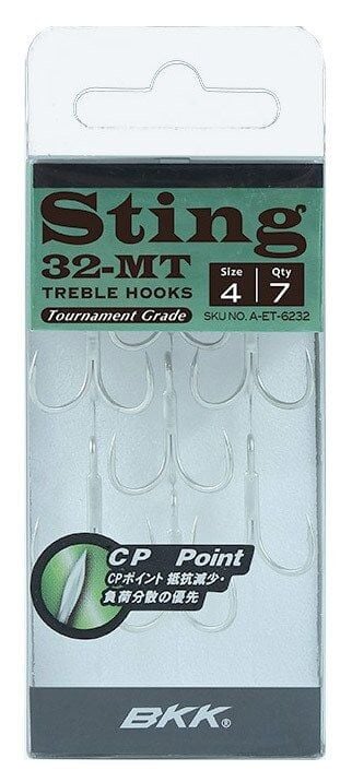 BKK Sting-32 MT Üçlü Olta İğnesi 2 6 Pcs