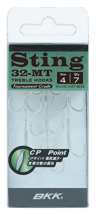 BKK Sting-32 MT Üçlü Olta İğnesi 6 7 Pcs
