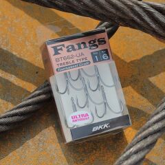BKK Fangs-62 UA Üçlü Olta İğnesi 2 7 Pcs