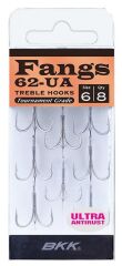 BKK Fangs-62 UA Üçlü Olta İğnesi 5 8 Pcs