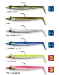 Savage Gear Sandeel V2 12 cm 22 gr 2+1 Green Silver