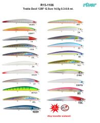 River Treble Devil 125F 12.5cm 14.5Gr  0.3-0.6mt
