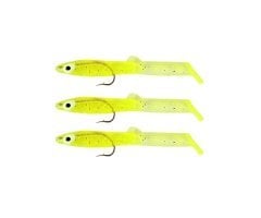 Captain 3526 Eel Fish 5cm Silikon Zargana Suni Yem 3'lü Paket