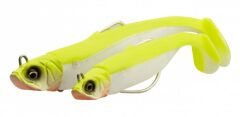 Savage Gear Savage Minnow Weedless 10 cm 16 gr 2+1 Blue Pearl Silver