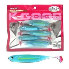 Mutant 3538 Twost Tail Flash 9cm Levrek Silikonu 5li Paket Suni Yem